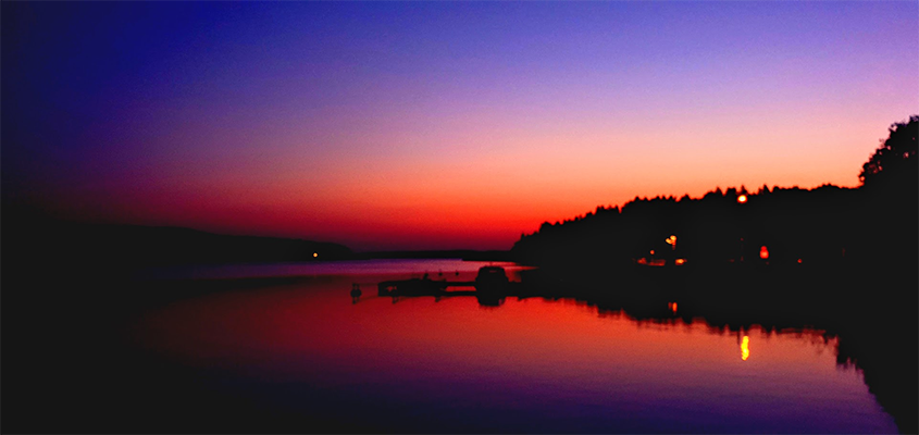 Sunset in Finland