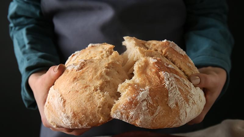 Freshly baked bread