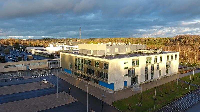 Aerial view of RnD house