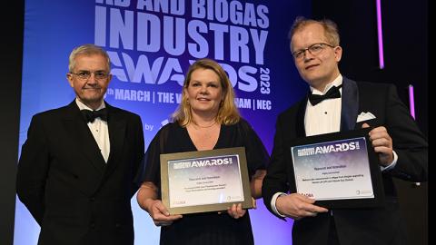 Vaisala aux AD & Biogas Industry Awards, 2023.