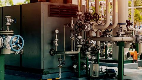 Compressed air station