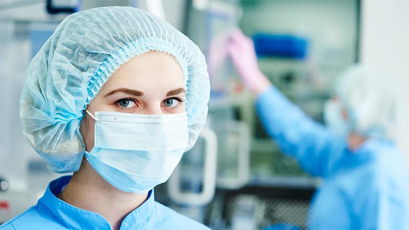Laboratory worker