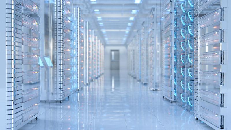 Data center aisle