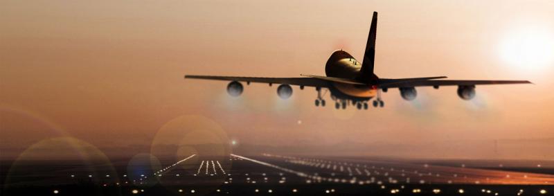 Airplane landing