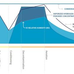 Biodecontamination phases diagram